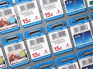 Vodafone CallYa Freikarte aufladen