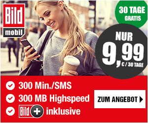 bildmobil 9 Cent Prepaid-Tarif
