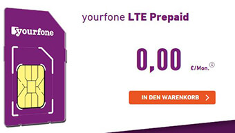 Yourfone LTE Prepaid Tarif