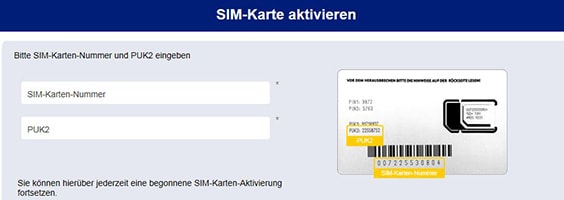 ALDI TALK SIM-Karte aktivieren