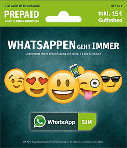 WhatsApp SIM-Karte