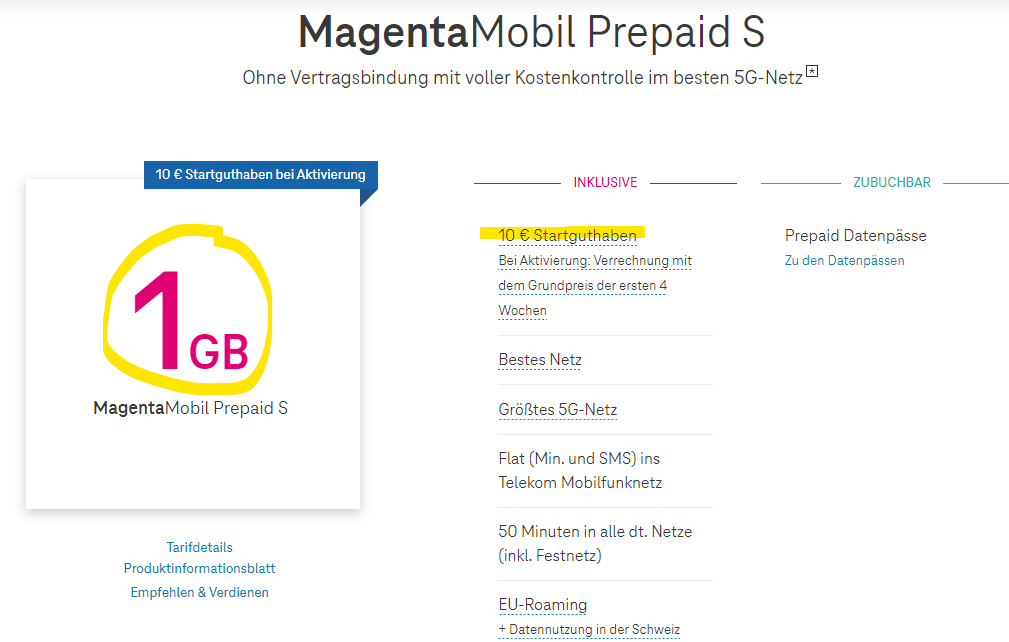 Magentamobil Prepaid Sb Basic Oder Magentamobil Start Basic Sb www.handykarten-check.de