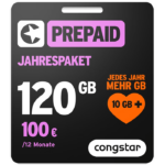 congstar Prepaid Jahrespaket