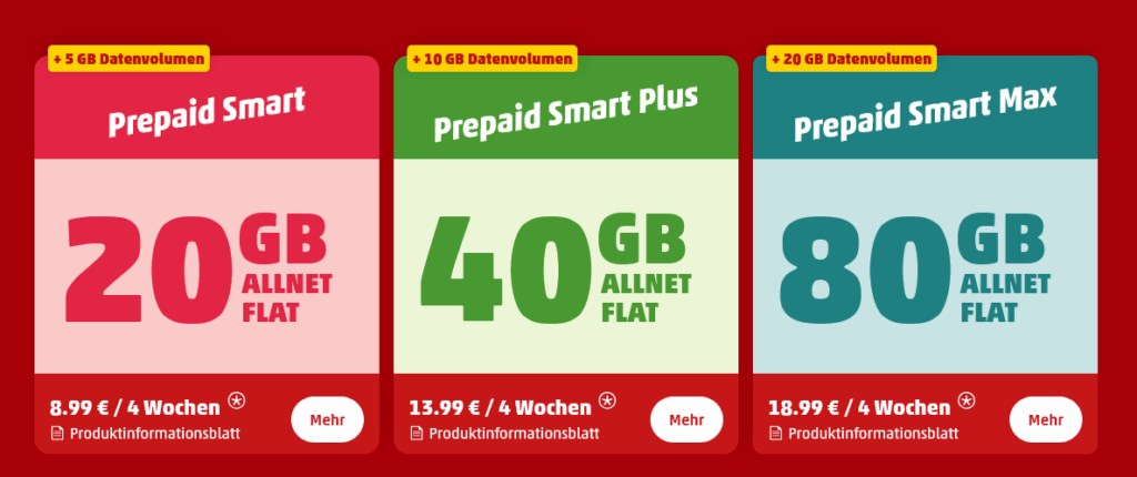 Penny Mobil Smart Tarife